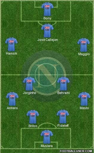 Napoli Formation 2014