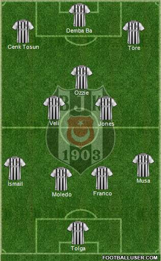 Besiktas JK Formation 2014