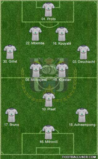 RSC Anderlecht Formation 2014
