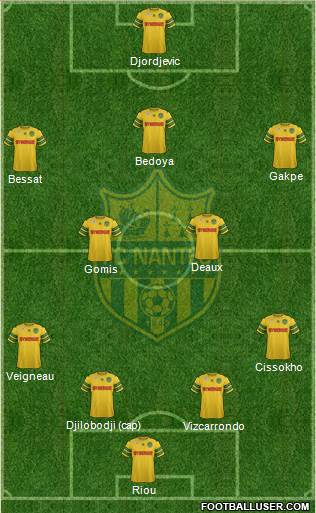FC Nantes Formation 2014