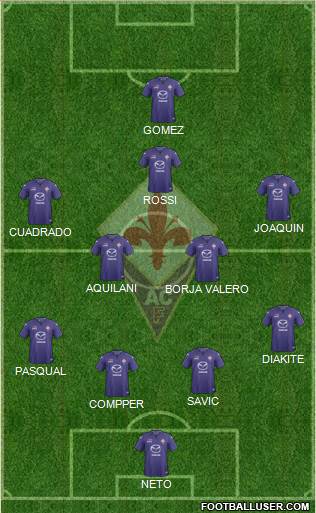 Fiorentina Formation 2014