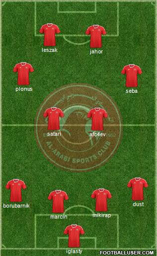 Al-Arabi Sports Club (QAT) Formation 2014