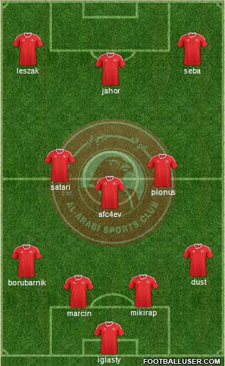 Al-Arabi Sports Club (QAT) Formation 2014