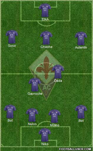 Fiorentina Formation 2014