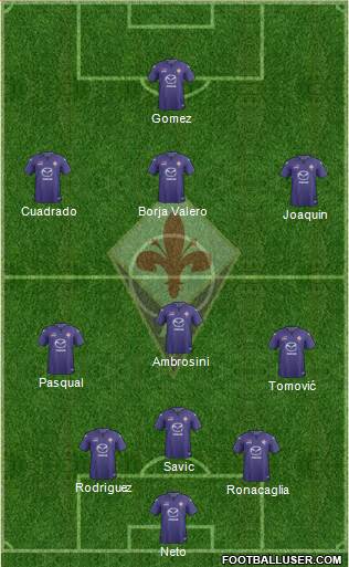 Fiorentina Formation 2014