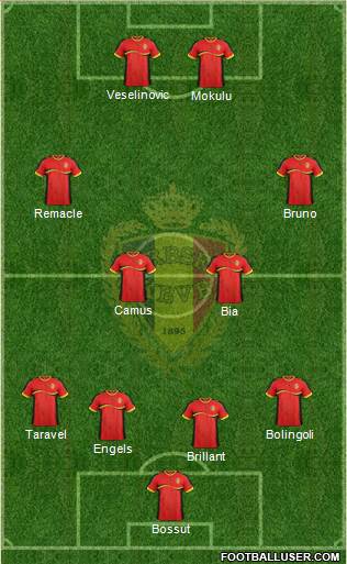 Belgium Formation 2014