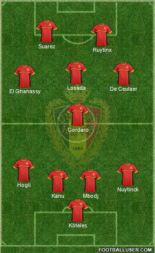Belgium Formation 2014