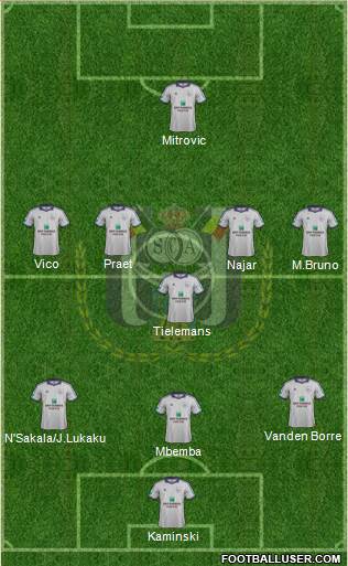 RSC Anderlecht Formation 2014