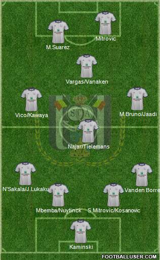RSC Anderlecht Formation 2014