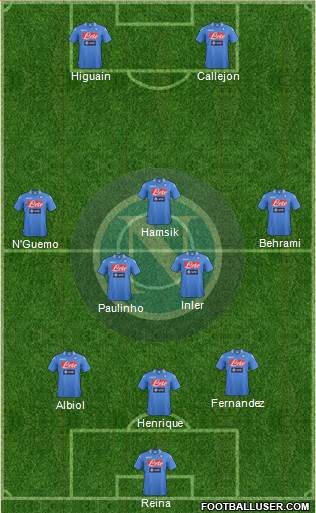 Napoli Formation 2014