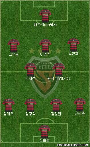 Pohang Steelers Formation 2014