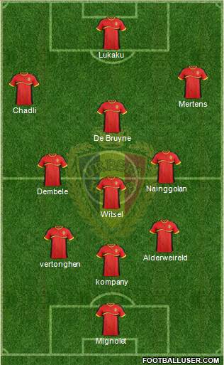 Belgium Formation 2014