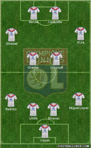 Olympique Lyonnais Formation 2014