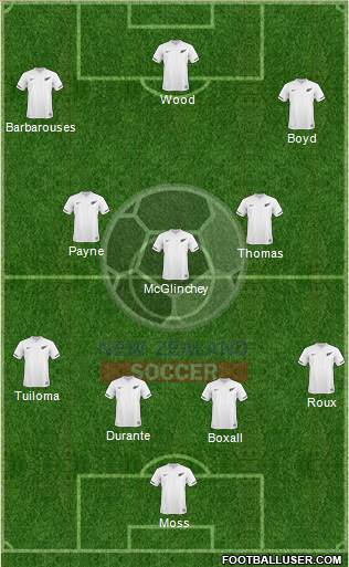 New Zealand Formation 2014
