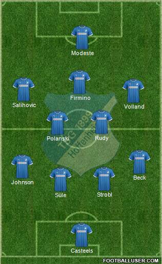 TSG 1899 Hoffenheim Formation 2014