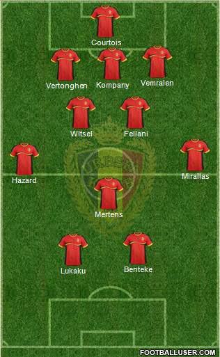 Belgium Formation 2014
