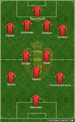 Belgium Formation 2014