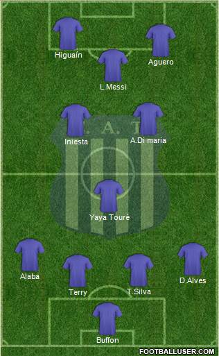 Talleres de Córdoba Formation 2014