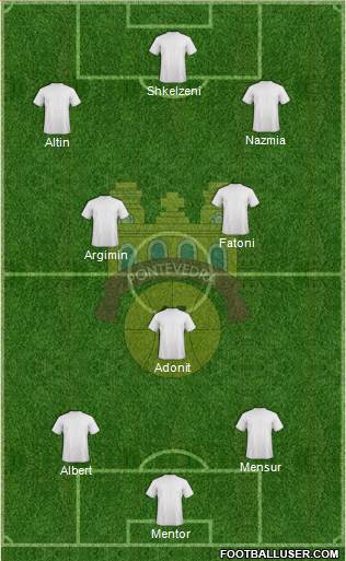 Pontevedra C.F. Formation 2014