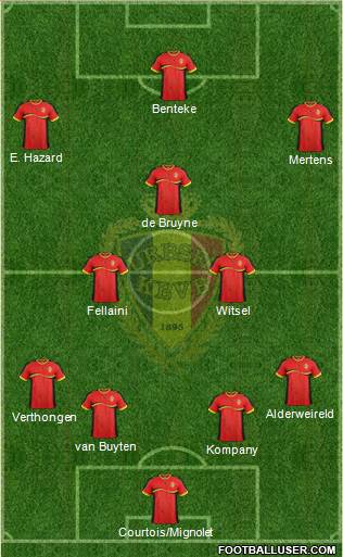 Belgium Formation 2014