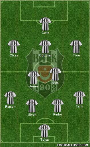Besiktas JK Formation 2014