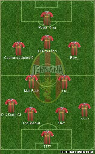Ternana Formation 2014