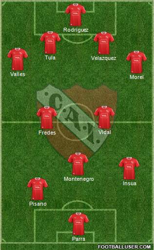 Independiente Formation 2014