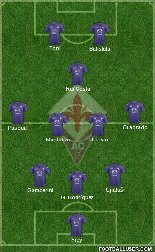 Fiorentina Formation 2014