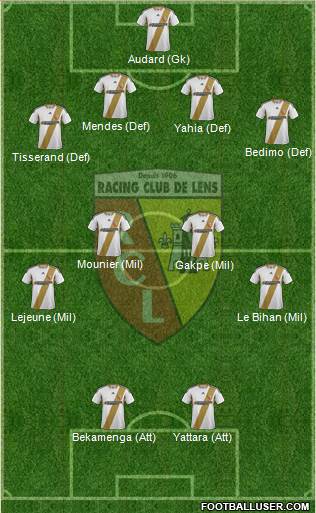 Racing Club de Lens Formation 2014
