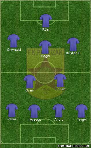 KF Partizani Tiranë Formation 2014