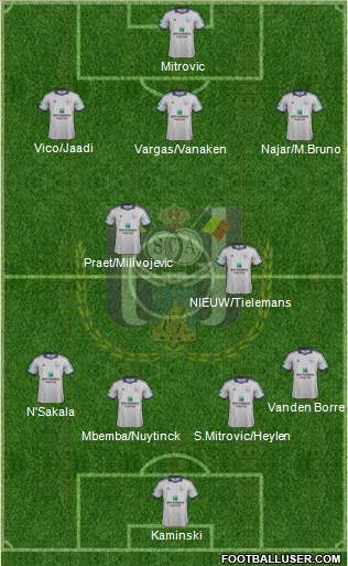 RSC Anderlecht Formation 2014