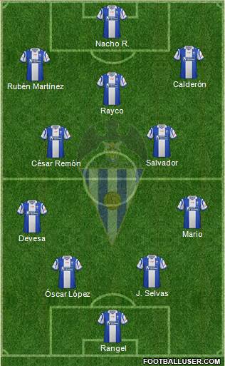 C.D. Alcoyano Formation 2014