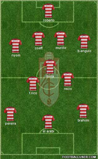 Granada C.F. Formation 2014