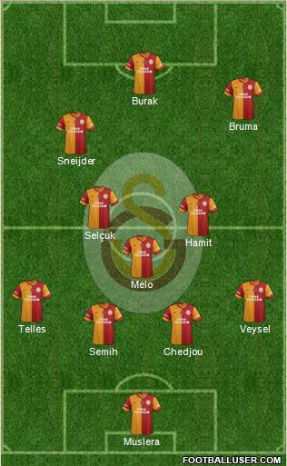 Galatasaray SK Formation 2014