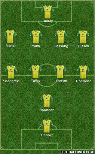 Norwich City Formation 2014