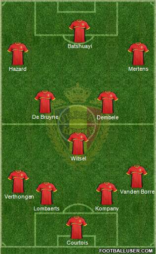 Belgium Formation 2014