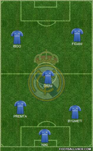 Real Madrid C.F. Formation 2014