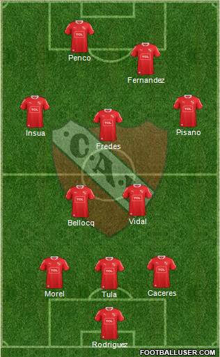 Independiente Formation 2014