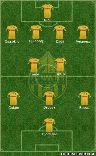 FC Nantes Formation 2014