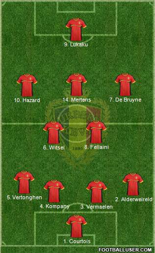 Belgium Formation 2014