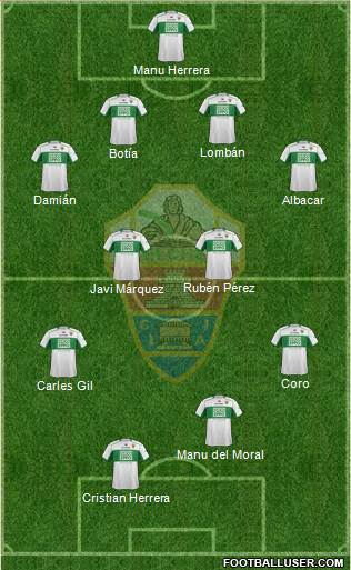 Elche C.F., S.A.D. Formation 2014
