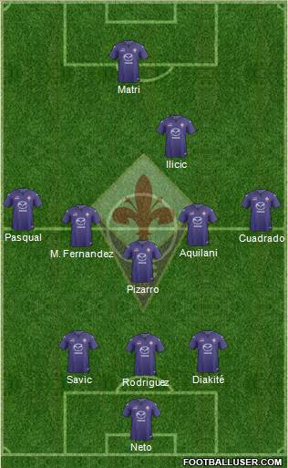 Fiorentina Formation 2014