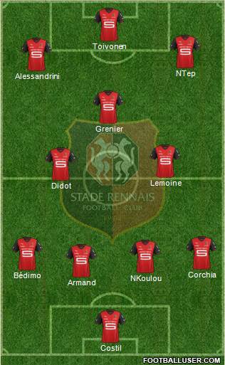 Stade Rennais Football Club Formation 2014