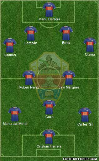 Elche C.F., S.A.D. Formation 2014