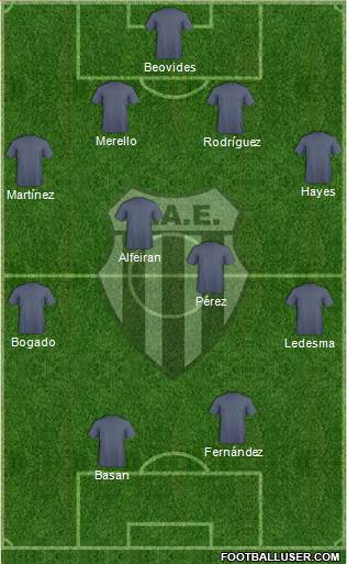 Estudiantes de Buenos Aires Formation 2014
