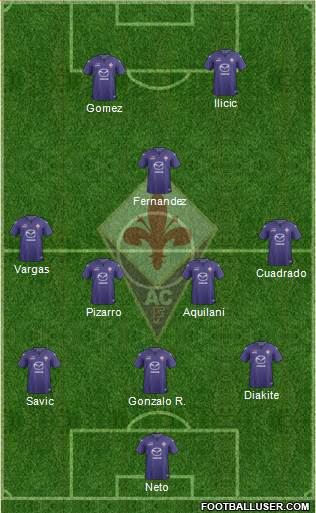 Fiorentina Formation 2014