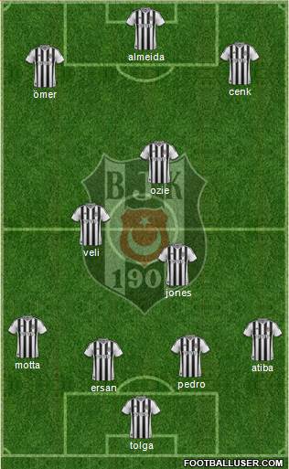 Besiktas JK Formation 2014