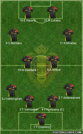 Belgium Formation 2014