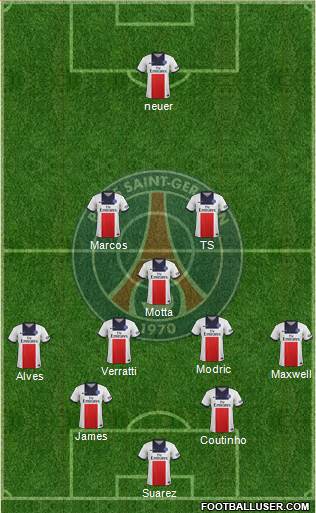 Paris Saint-Germain Formation 2014