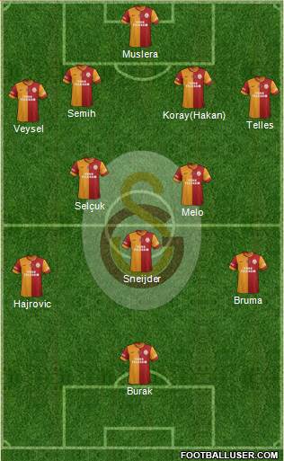 Galatasaray SK Formation 2014